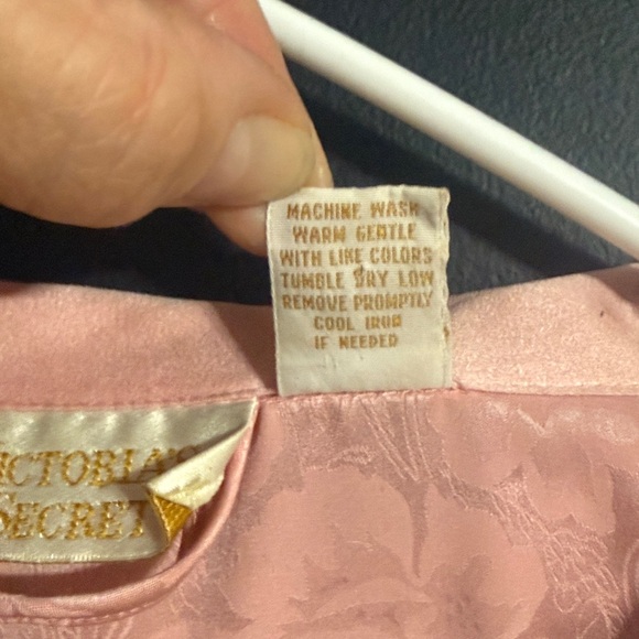 Victoria’s Secret 90s Vintage Gold Label Paisley Embossed Robe Size: L - Picture 3 of 6